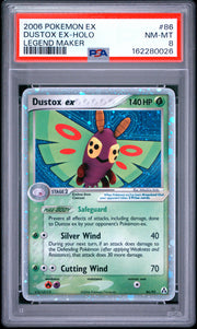 Dustox Ex-Holo Legend Maker Pokemon Ex Legend Maker 86 NM PSA 8