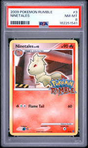 Ninetales Pokemon Rumble 3 NM PSA 8