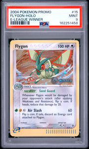 Flygon-Holo E-League Winner Pokemon Promo 15 NM PSA 9