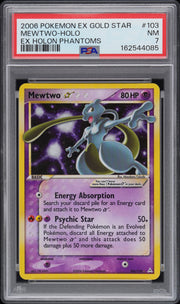 Mewtwo-Holo Ex Holon Phantoms Pokemon Ex Holon Phantoms 103 NM PSA 7