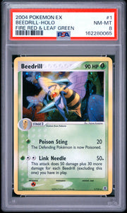 Beedrill-Holo Fire Red & Leaf Green Pokemon Ex Fire Red & Leaf Green 1 NM PSA 8