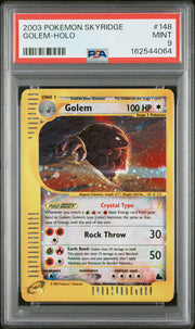 Golem-Holo Pokemon Skyridge 148 NM PSA 9