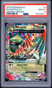 M Sceptile Ex Ancient Origins Pokemon Xy Ancient Origins 8 NM PSA 8