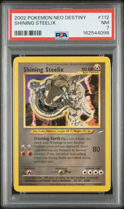 Shining Steelix Pokemon Neo Destiny 112 NM PSA 7