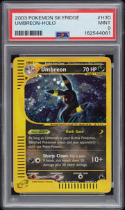 Umbreon-Holo Pokemon Skyridge H30 NM PSA 9