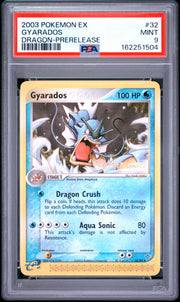Gyarados Dragon-Prerelease Pokemon Ex Dragon 32 NM PSA 9