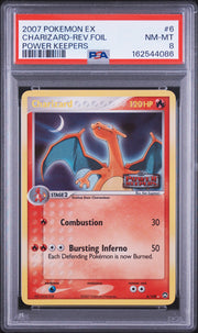 Charizard-Rev.Foil Power Keepers Pokemon Ex Power Keepers 6 NM PSA 8