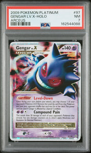 Gengar Lv.X-Holo Arceus Pokemon Platinum Arceus 97 NM PSA 7