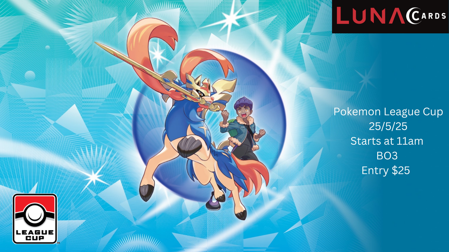 Pokemon TCG League Cup - Tickets 25/5/25