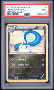 Dragonair-Holo Dragon Vault Pokemon Black & White Dragon Vault 3 NM PSA 9