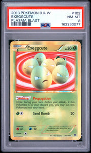 Exeggcute Plasma Blast Pokemon Black & White Plasma Blast 102 NM PSA 8