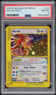 Ho-Oh-Holo Pokemon Skyridge 149 NM PSA 8