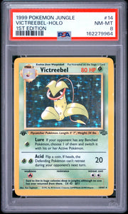 Victreebel-Holo 1st Edition Pokemon Jungle 14 NM PSA 8