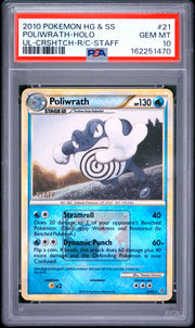 Poliwrath-Holo Ul-Crshtch-R/C-Staff Pokemon Heartgold & Soulsilver Unleashed 21