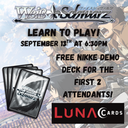 Weiss Schwarz - Learn to play! 13/09/25