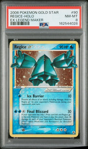 Regice-Holo Ex Legend Maker Pokemon Ex Legend Maker 90 NM PSA 8