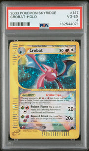 Crobat-Holo Pokemon Skyridge 147 NM PSA 4