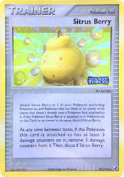 Sitrus Berry (91/115) (Stamped) [EX: Unseen Forces]