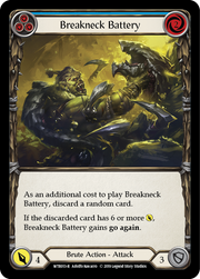 Breakneck Battery (Blue) [WTR013-R] (Welcome to Rathe)  Alpha Print Normal