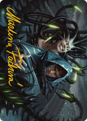 Phyrexian Arena Art Card (Gold-Stamped Signature) [Phyrexia: All Will Be One Art Series]