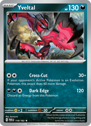 Yveltal (118/182) [Scarlet & Violet: Paradox Rift]