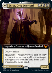 Extus, Oriq Overlord // Awaken the Blood Avatar (Extended Art) [Strixhaven: School of Mages]