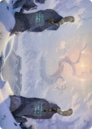 Snow-Covered Plains (276) Art Card [Kaldheim Art Series]