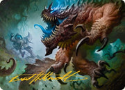 Basilisk Art Card (Gold-Stamped Signature) [Dungeons & Dragons: Adventures in the Forgotten Realms Art Series]