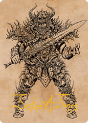 Sarevok, Deathbringer Art Card (Gold-Stamped Signature) [Commander Legends: Battle for Baldur's Gate Art Series]