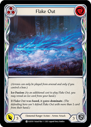 Flake Out (Blue) [ELE058] (Tales of Aria)  1st Edition Normal