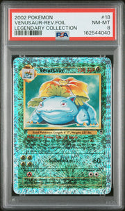 Venusaur-Rev.Foil Legendary Collection Pokemon Legendary Collection 18 NM PSA 8