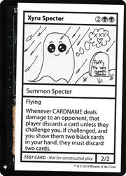 Xyru Specter [Mystery Booster Playtest Cards]