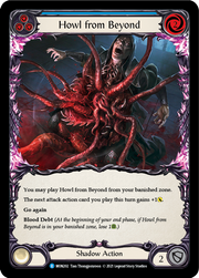 Howl from Beyond (Blue) [MON202-RF] (Monarch)  1st Edition Rainbow Foil