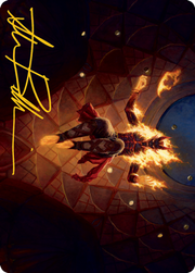 Yusri, Fortune's Flame Art Card (Gold-Stamped Signature) [Modern Horizons 2 Art Series]