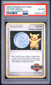 Victory Medal Battle Road Promo Pokemon Autumn Battle Road Promo NM PSA 6