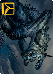 Necrogoyf Art Card (Gold-Stamped Signature) [Modern Horizons 2 Art Series]