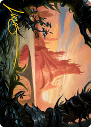 Slagwoods Bridge Art Card (Gold-Stamped Signature) [Modern Horizons 2 Art Series]