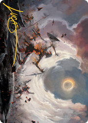 Damn Art Card (Gold-Stamped Signature) [Modern Horizons 2 Art Series]