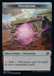 Powerstone // Elemental Double-Sided Token [The Brothers' War Tokens]