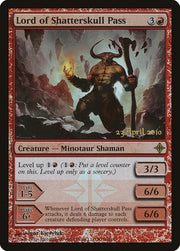 Lord of Shatterskull Pass [Rise of the Eldrazi Prerelease Promos]