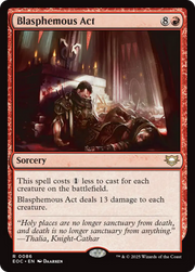 Blasphemous Act [Edge of Eternities Commander]