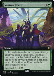 Venture Forth (Extended Art) [Commander Legends: Battle for Baldur's Gate]