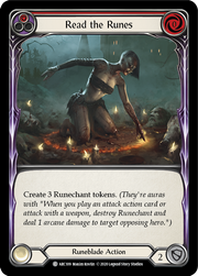 Read the Runes (Red) [U-ARC109] (Arcane Rising Unlimited)  Unlimited Rainbow Foil