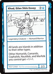 Khod, Etlan Shiis Envoy (2021 Edition) [Mystery Booster Playtest Cards]
