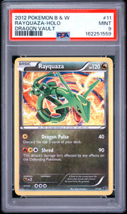 Rayquaza-Holo Dragon Vault Pokemon Black & White Dragon Vault 11 NM PSA 9
