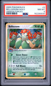 Bellossom-Holo Unseen Forces Pokemon Ex Unseen Forces 3 NM PSA 8