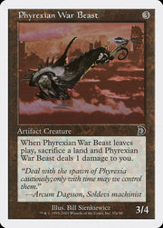 Phyrexian War Beast (Signature on Left) [Deckmasters]