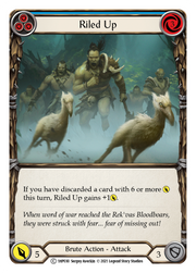 Riled Up (Blue) [1HP030] (History Pack 1)