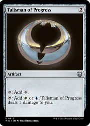 Talisman of Progress (Ripple Foil) [Modern Horizons 3 Commander]
