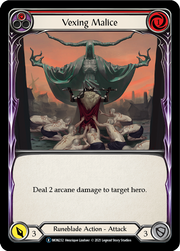 Vexing Malice (Red) [U-MON232-RF] (Monarch Unlimited)  Unlimited Rainbow Foil